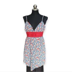 Ditsy Floral Print  Summer Dress Cotton Sz Medium